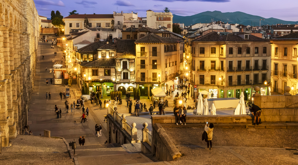 HC Night photography Segovia by Neville Holmes